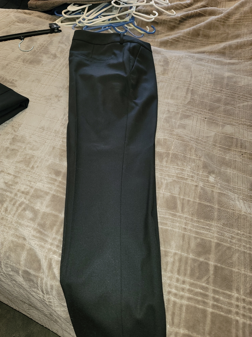 Milly Woman's Black Dress Trousers - Straight Tailored Look